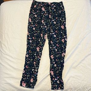 H&M Flower Print Jogger